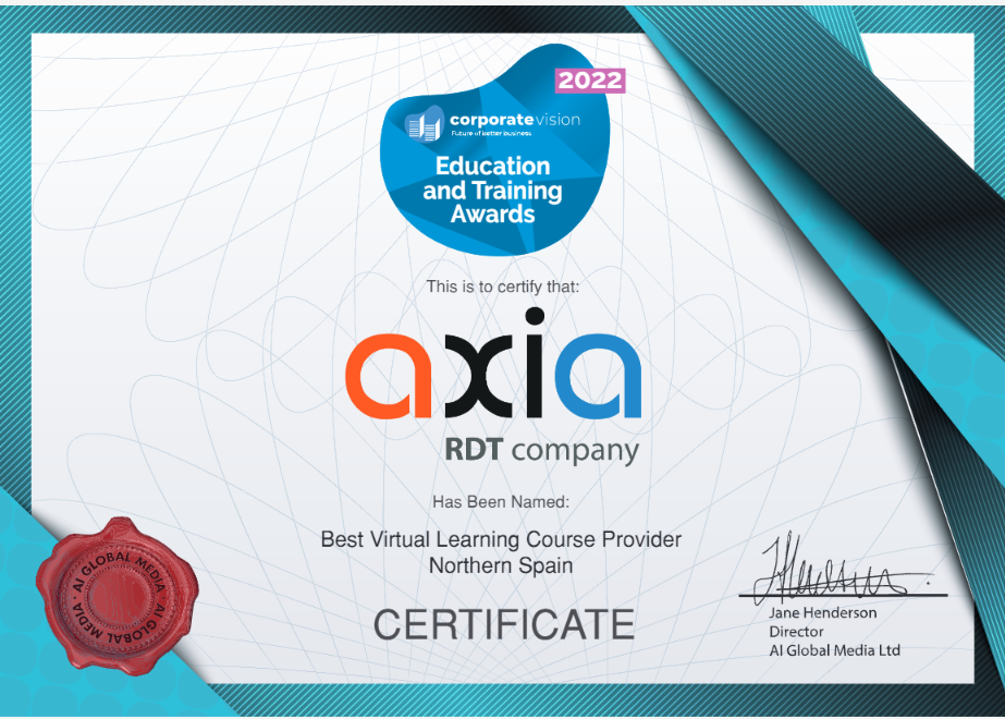 Premio Best Virtual Learning Course Provider